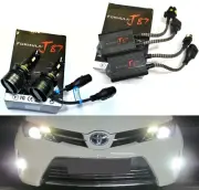 LED G8 Canceler 9012 HIR2 6000K White Two Bulbs Head Light Dual Beam Replacement (for: Fiat)