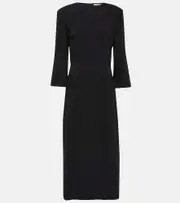 [The Row] The Row Jery silk maxi dress AU 8 black