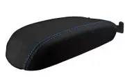 Console Lid Pull Over Cover Leather for Ford Taurus 2010-2019 Blue Stitch