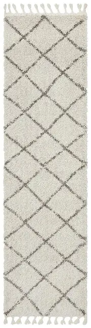 Saffron Natural 22 Runner Rug - Sleek, Neutral Hallway Accent