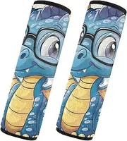 GAIREG Cute Blue Yellow Dragon Padded Seatbelt Strap Cover Shoulder Strap Pad Seatbelt