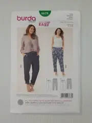 Burda Sewing Pattern 6678 Women's Pants Pattern Size US 18-30 EUR 44-56 NEW