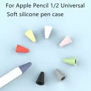 8PCS Silicone Touch Pen Nib Case Tip Protective Cover For Apple Pencil 1st 2nd