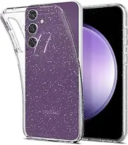 [Spigen] Liquid Crystal Glitter Designed for Samsung Galaxy S23 FE Case (2023) Slim Lightweight Flexible Layer Soft Sparkle Clear Cover - Crystal Quartz