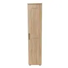 Storage Cupboard Single Door Tall Bathroom Laundry Toilet Cabinet Organizer Oak