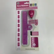 We R Memory Keepers Sew Ribbon Weave Scrapbooking Craft Stitching Tool NEW Pink