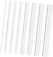 yuksok 8Pcs Acrylic Rods Mandala Dotting Tools Dot Painting Kit Multifunctional for Coloring Rocks Painting Stone Drawing Clay Tool, Clear