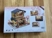 DIY Sushi Restaurant Japanese Style Miniature Doll House kit M2011