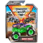 Monster Jam, Official Grave Digger Monster Truck, Die-Cast Vehicle, 1:64 Scal...