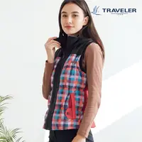 在飛比找momo購物網優惠-【TRAVELER 旅行者】女款撥水Primaloft鋪棉背