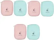 3sets Portable Medical Kit Outdoor First Aid Kit Portable Small Medical Kit Clear Bag Emergency Portable Medicine Bag Medicine Pouches Sundries Pouch Kits Waterproof Oxford 2pcs*3