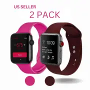 Silicone Strap Band for Apple Watch Sports Series 6 5 4 3 2 1 SE 38/40/42/44mm