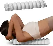 Wave Massage Roller 2 for Deep Tissue Release | Trigger Point Massage & Pain Relief for Neck, Shoulder, Lower Back | Firm Plastic Made (Floral White)