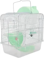 Abaodam Small Animals Cage Multi Use Hamster Castle and Large Rat House Detachable Design Safe for Small Pets for Play Rest and Eating for