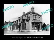 OLD LARGE HISTORIC PHOTO NEW BARNET ENGLAND THE ALEXANDRA TAVERN c1930