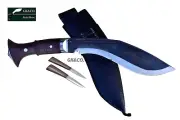 Genuine Gurkha Knife-10" Panawal Angkola, khukuri,Blade Black,(Rust Free)GK&CO.