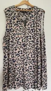 New With Tags Autograph Tunic, Animal Print, Size 26 RRP $69.95