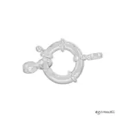 Sterling Silver Spring Hook and Eye Bolt Ring Clasp 12mm #99375