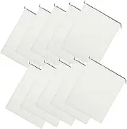 iplusmile 10Pcs Travel Drawstring Pouch Transparent Dustproof Storage Bags for Shoes Cosmetics and Underwear Mil Thickness for Luggage Organization