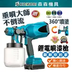 【KOMORI森森機具】 鋰電噴漆槍 電動噴漆槍 無線噴漆 便攜式噴漆槍【保固一年】米沃奇款 電動乳膠漆噴塗機 現貨