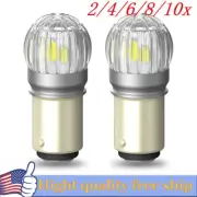 2/4X 6000K White 1157 Bay15d 6-SMD LED Car Truck Tail Brake Stop Light Bulb 12V (for: Subaru)