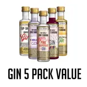 Still Spirits Quintet: Dry, Violet, Pink, Elderflower & Grapefruit Gin Essences