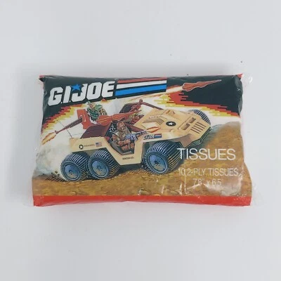 Vintage Hasbro 1988 GI Joe Tissues Kleenex Pack sealed