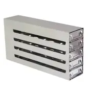 CryoKING® Sliding Drawer Freezer Racks, Stainless Steel, Pull-out handles, 1 Pcs