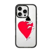 iPhone 16 Pro Impact Case MagSafe Compatible Big Love Heart