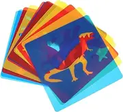 LIFKOME 12Sheets DIY Animal Stencils for Durable Reusable Templates for Creative Painting and Drawing Fun Educational Art Supplies for Boys