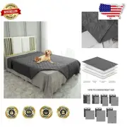 Reversible Waterproof Pet Blanket & Dog Bed Cover - Protects Furniture Elegantly