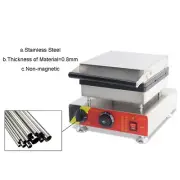 4pcs Waffle Maker Machine 110V Commercial Nonstick Electric Square Waffle Maker