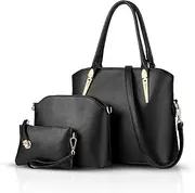 NICOLE & DORIS Handtaschen Damen 3 Stück Handtasche für Damen Totes Taschen Umhängetaschen Schultertaschen