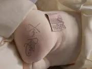 Cabbage patch signed on butt doll is new but on box Eleanor Deborah