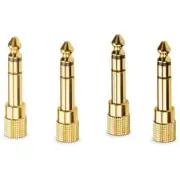 Rode HJA-4 3.5mm to 1/4 inch TRS Headphone Adapters (4-pack)