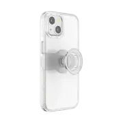 PopSockets PopCase iPhone 13 Phone Case Stand Grip Mount Holder - Clear