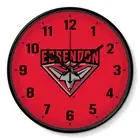 Essendon Bombers AFL 30cm Team Logo Wall Clock Christmas in July Sale