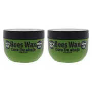 Ecoco Twisted Bees Wax - Olive Oil by Ecoco for Unisex - 4 oz Wax - Pack of 2