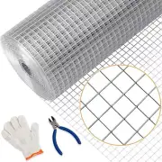 1/4inch 48Inch（H）x100Ft（L）23 Gauge Mental Mesh Roll Hardware Cloth Chicken Fnece