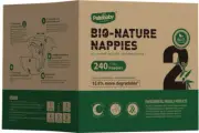 PalmBaby ECO-Friendly BAMBOO Nappies Size 2/Infant, 4-8kg, 240 pieces