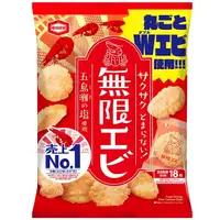 在飛比找蝦皮購物優惠-【東洋果子店】《米果》龜田 無限蝦風味米果(18枚入)(83