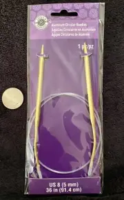 Loops & Threads - Aluminum Circular Knitting Needles - US 8 (5 mm)