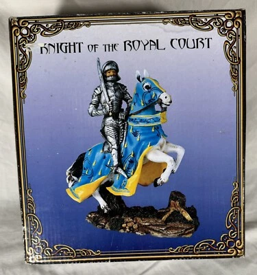 Vintage Knight Statue. Knight of The Royal Court, New In The Box