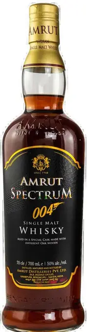 Amrut Spectrum Single Malt Indian Whisky (700ml)