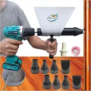 Electric Mortar Grout Gun Portable Pointing Grouting Caulking Sprayer with 5 Nozzles (Without Electric Drill)