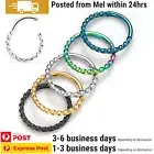1 Pair Surgical Steel Braided Hinged Ring Clicker Segment Ear Nose Lip Earrings