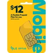 Optus $12 Prepaid SIM Starter Kit