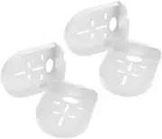 ASAKKURA 4pcs Camera Bracket Adhesive Floating Shelves Adhesive Small Wall Shelf Camera Wall Mount Shelf Small Floating Shelf Security Camera Wall Shelf Adhesive Shelf for Cameras