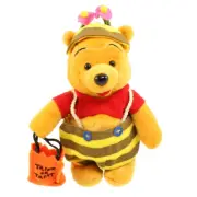 Disney Bean Bag Plush - HALLOWEEN BEE POOH (Winnie the Pooh) (8.5 inch) -NM/Mint
