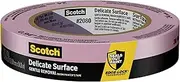 Scotch Delicate Surface Painter's Tape, 24mm x 54.8m, 2080, 1 Roll